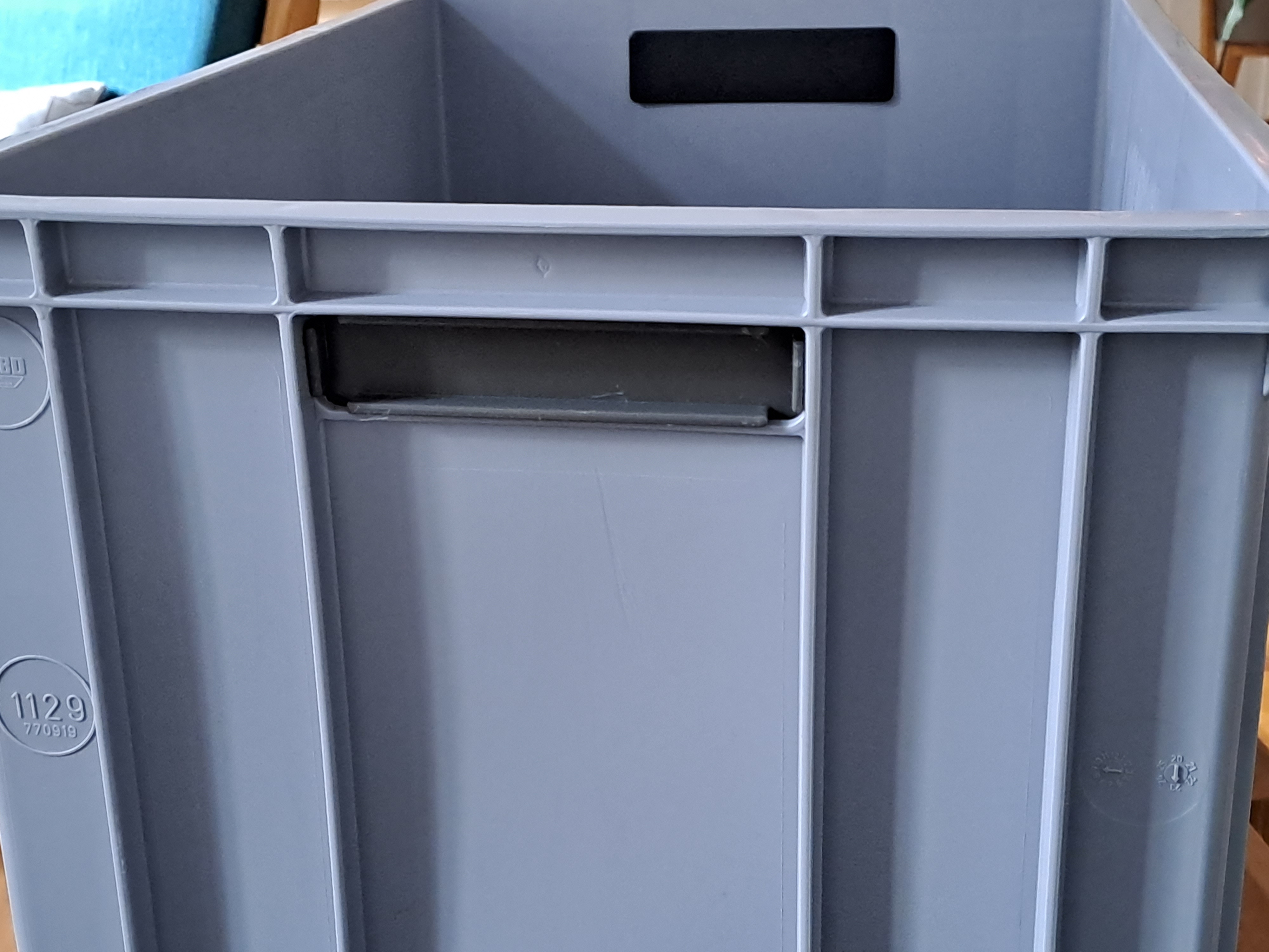 Euro box handle cover - snap in place