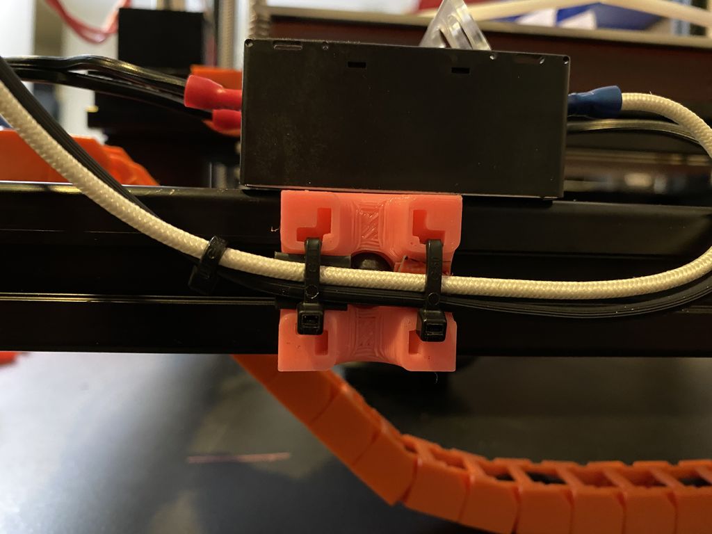 3030 Cable Tie Down 3D Printer Cable Management! by printwithmeXYZ Download free STL model