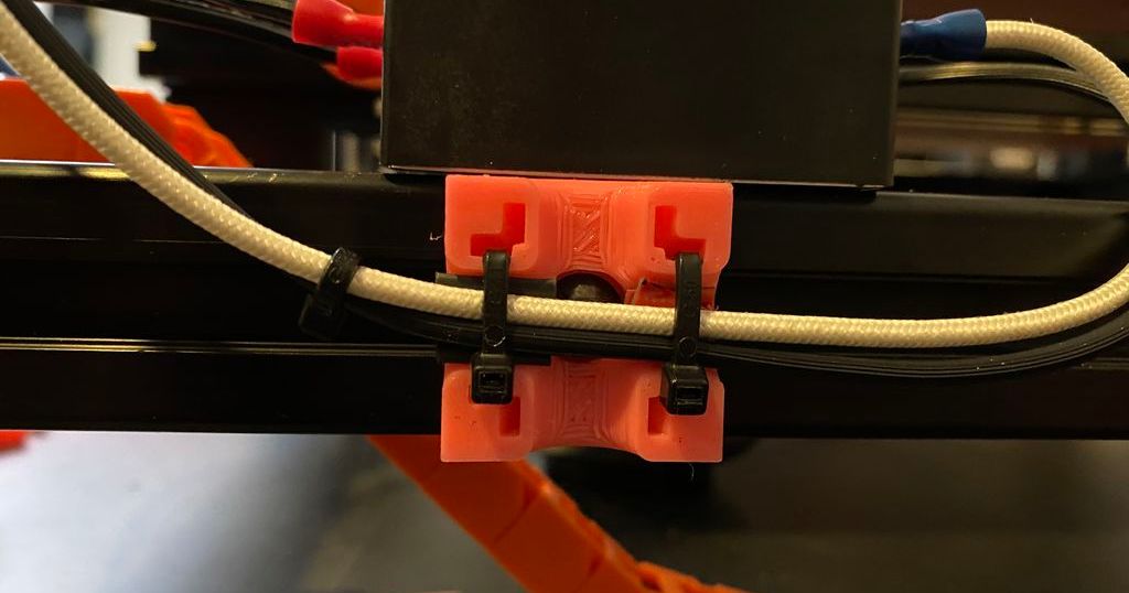 3030 Cable Tie Down 3D Printer Cable Management! by printwithmeXYZ Download free STL model