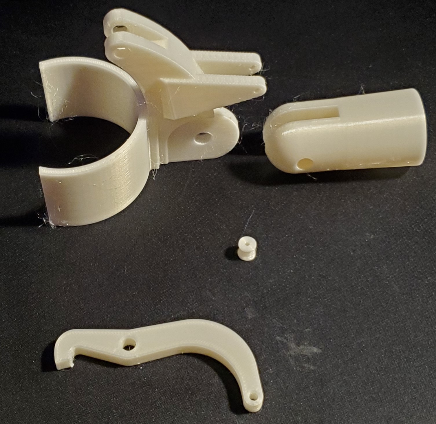 Bug or fly spray range extender / pole attachment string pull V2 by