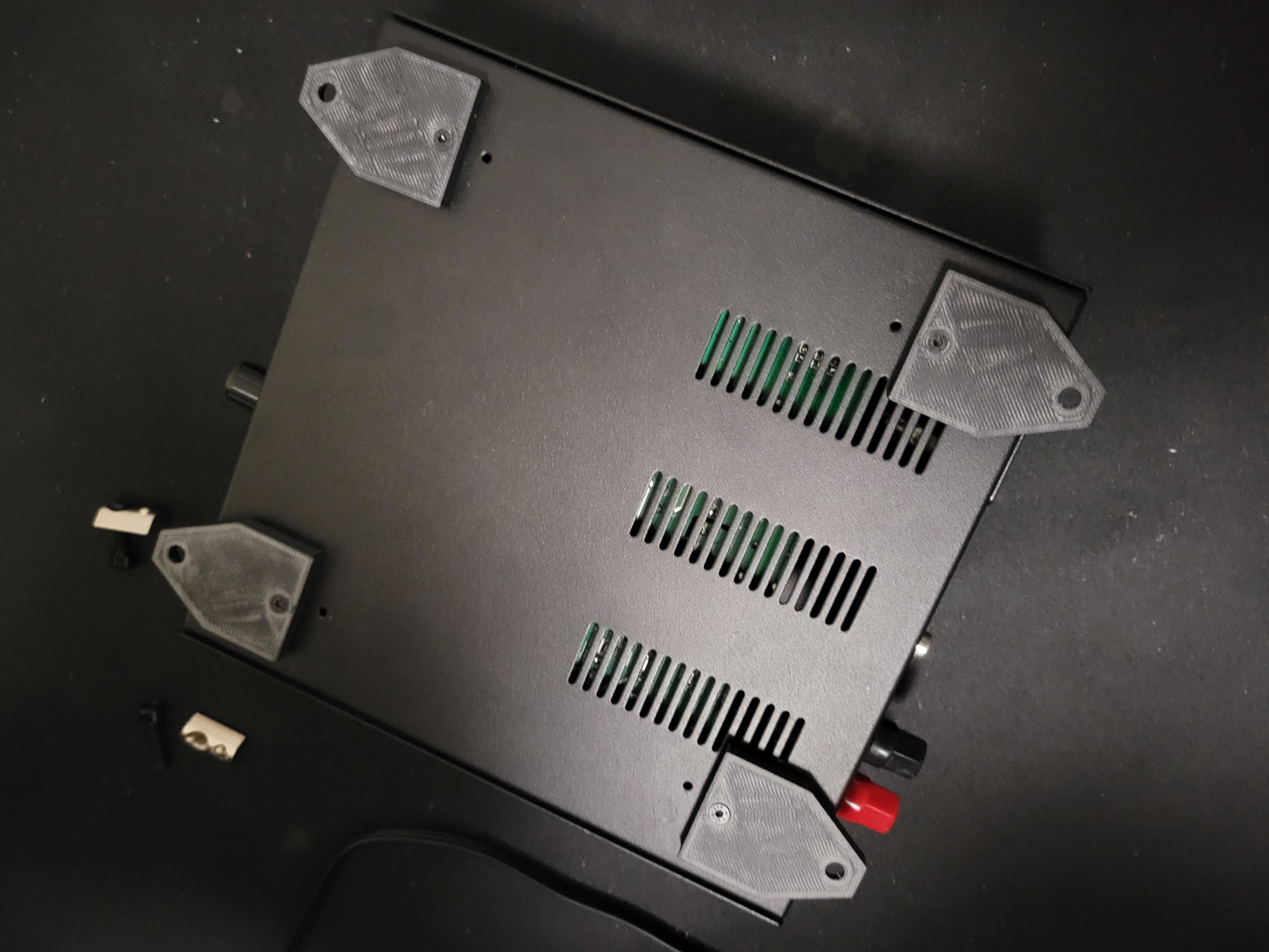 Buttkicker Amp Mounting Feet for Sim Rig