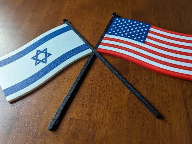 Israel - USA Friendship Flags, Multimaterial