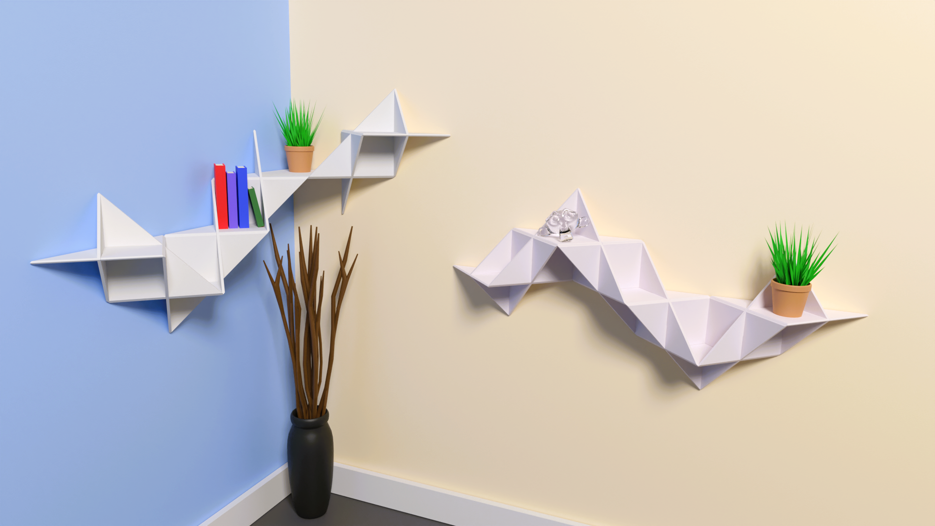 Triangle shelf