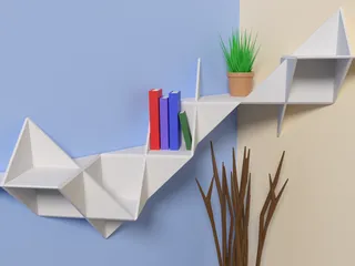Triangle shelf by Fun Ny | Download free STL model | Printables.com