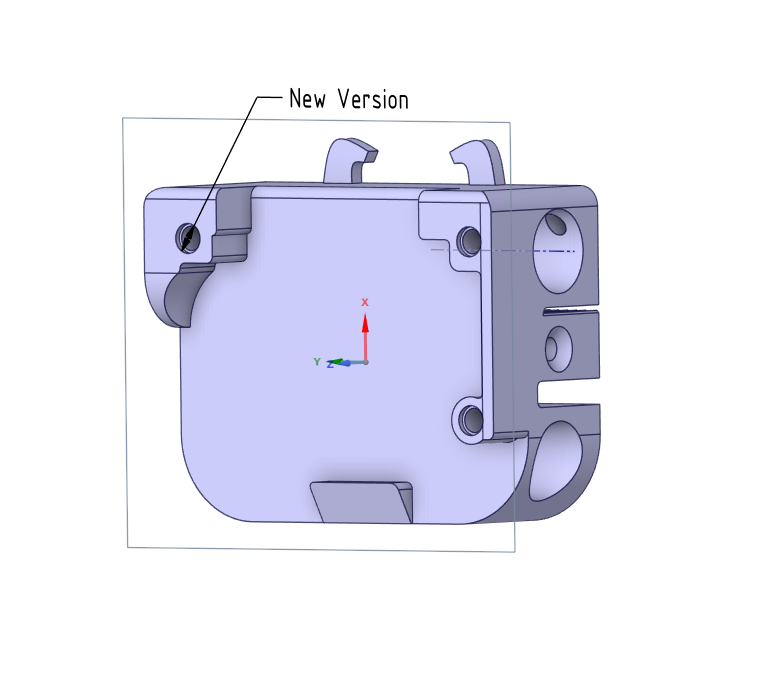Sovol SV06 MonoBlock Extruder Mount