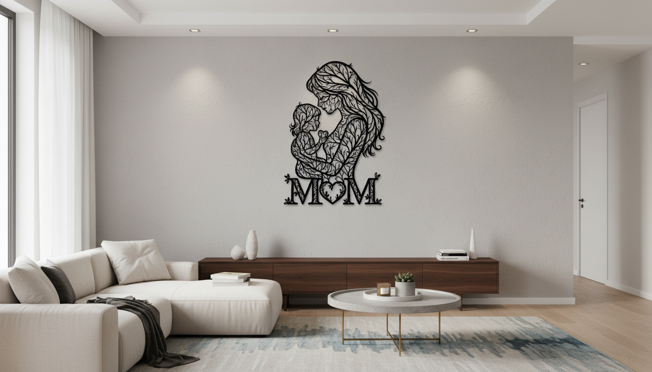 Mom & Daughter 2D Wall Art