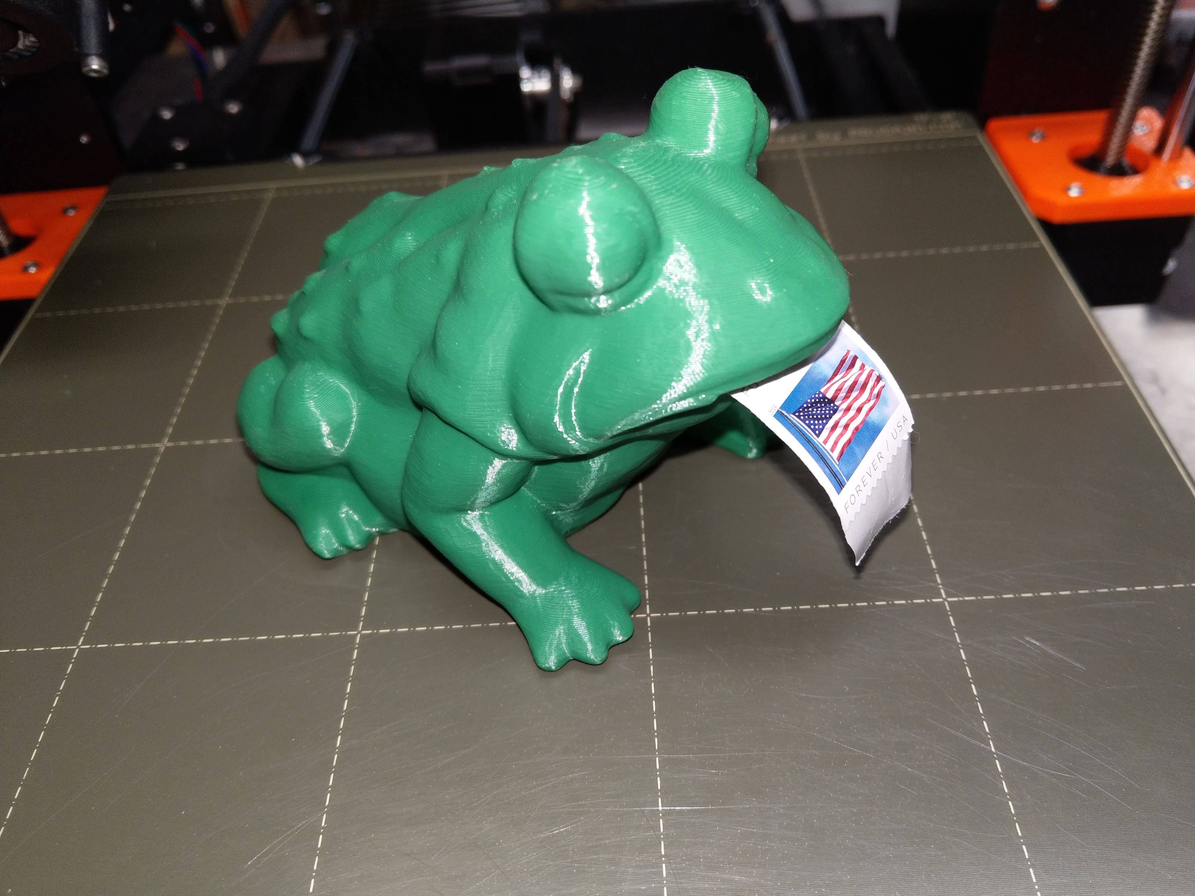 Frog Postage Stamp Dispenser