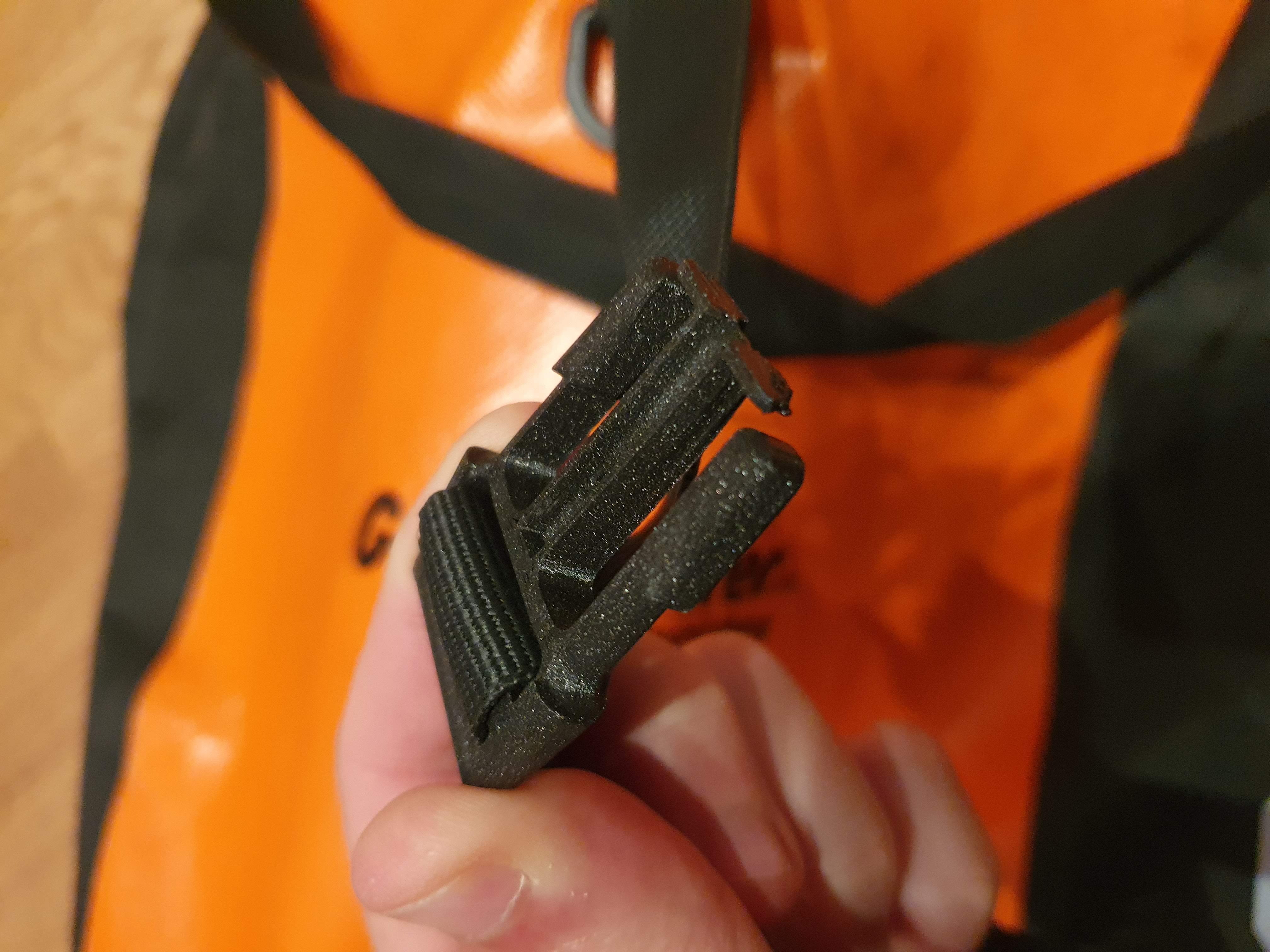 Ortlieb bike bag buckle