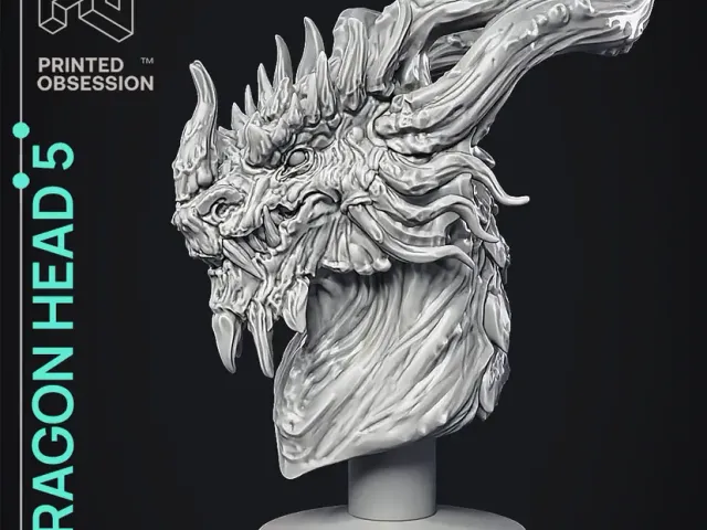 Dragon Head - Bust (Decoration) *Remixed Model*