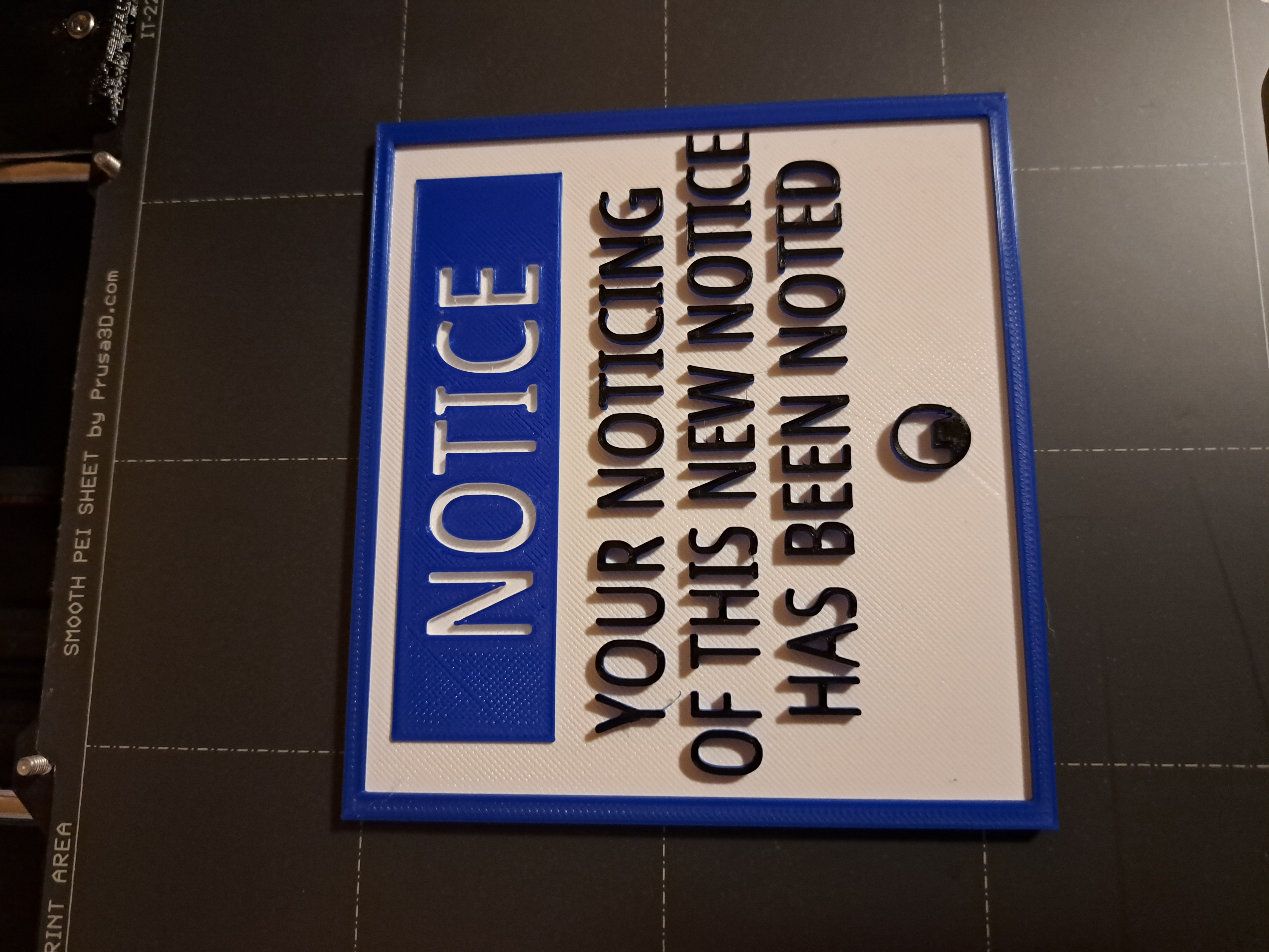 Black Mesa sign notice
