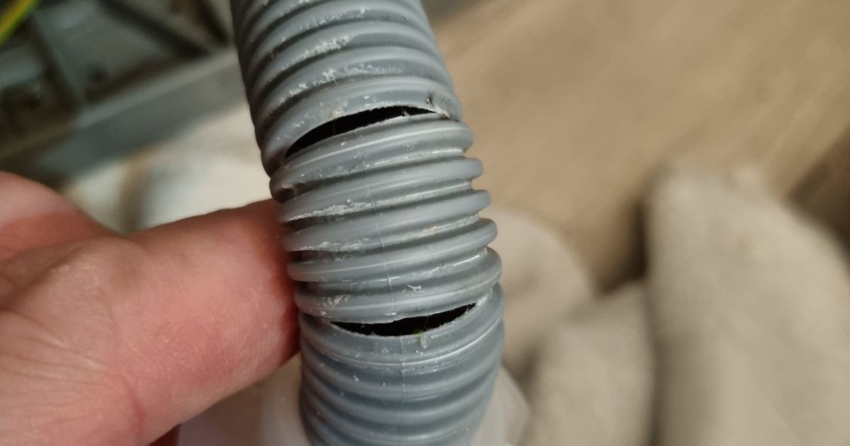 Dishwasher wastewater hose coupler by nebula Download free STL model