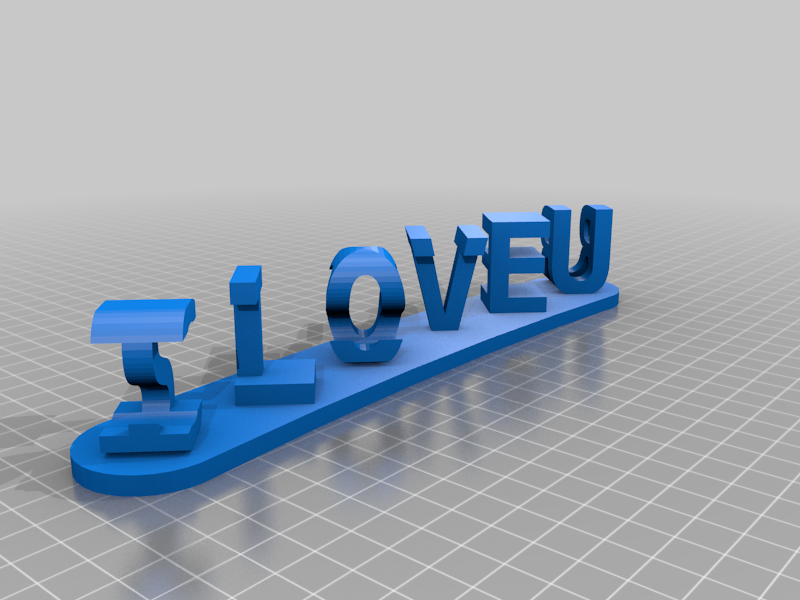 I Love U Sister dual words illusion AKA "I Love You" sign