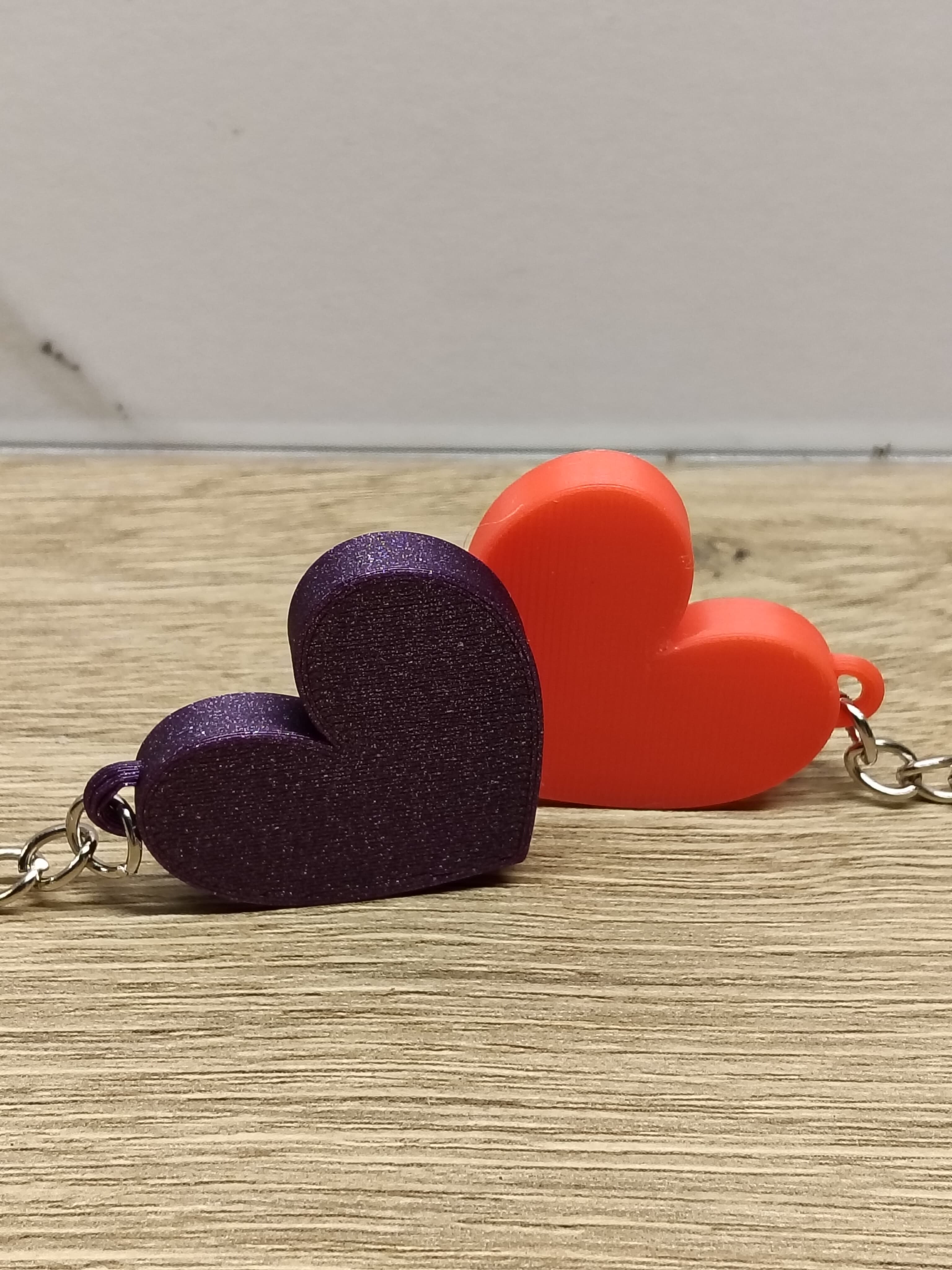 Heart keychain