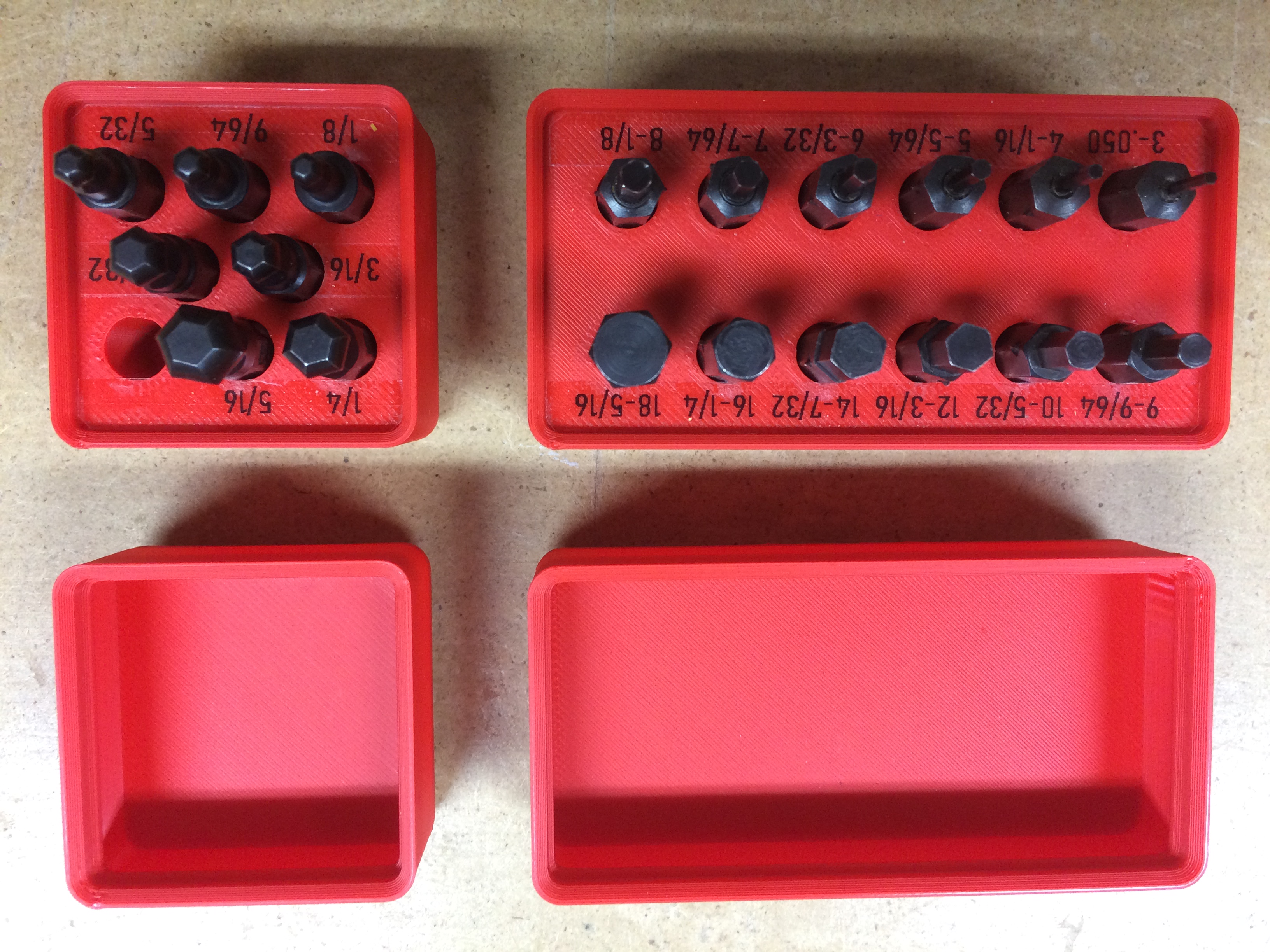 Miniatura 7 do modelo 3D Gridfinity case for Chapman Screwdriver set