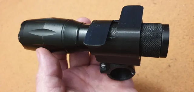 Torch holder for bike