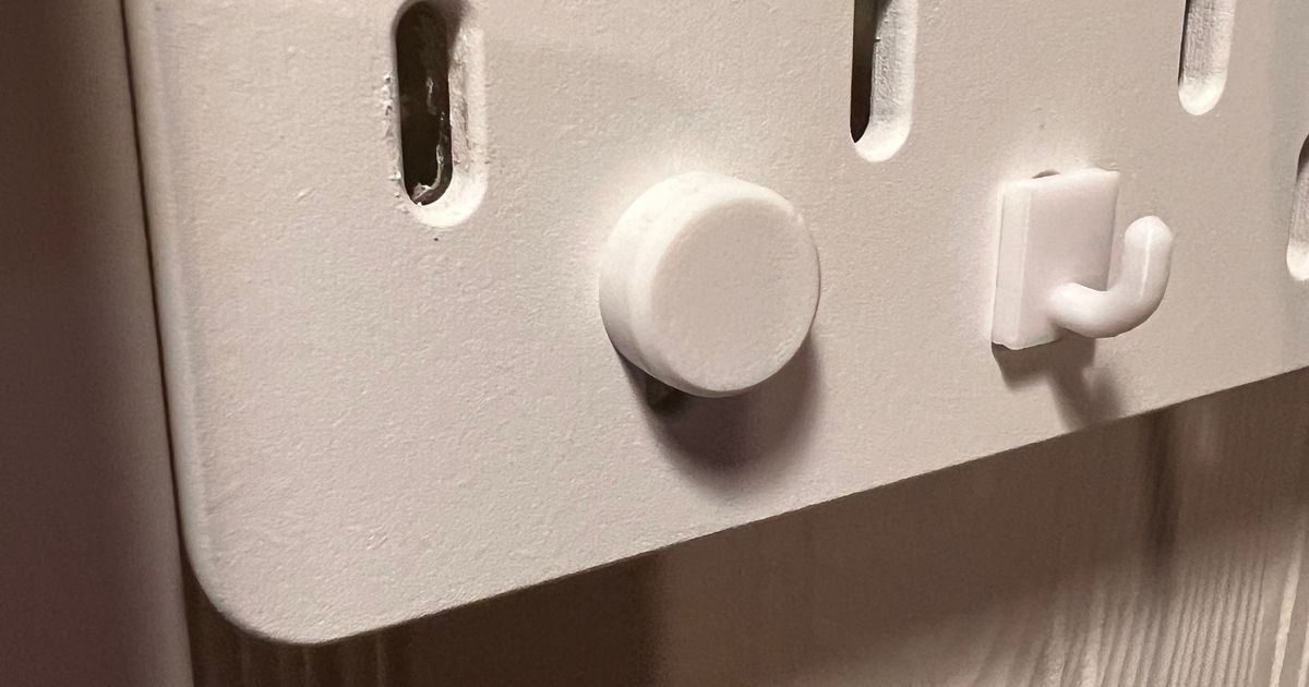 IKEA Skadis Wall Mount EZ Install version by MKE Dan Download free