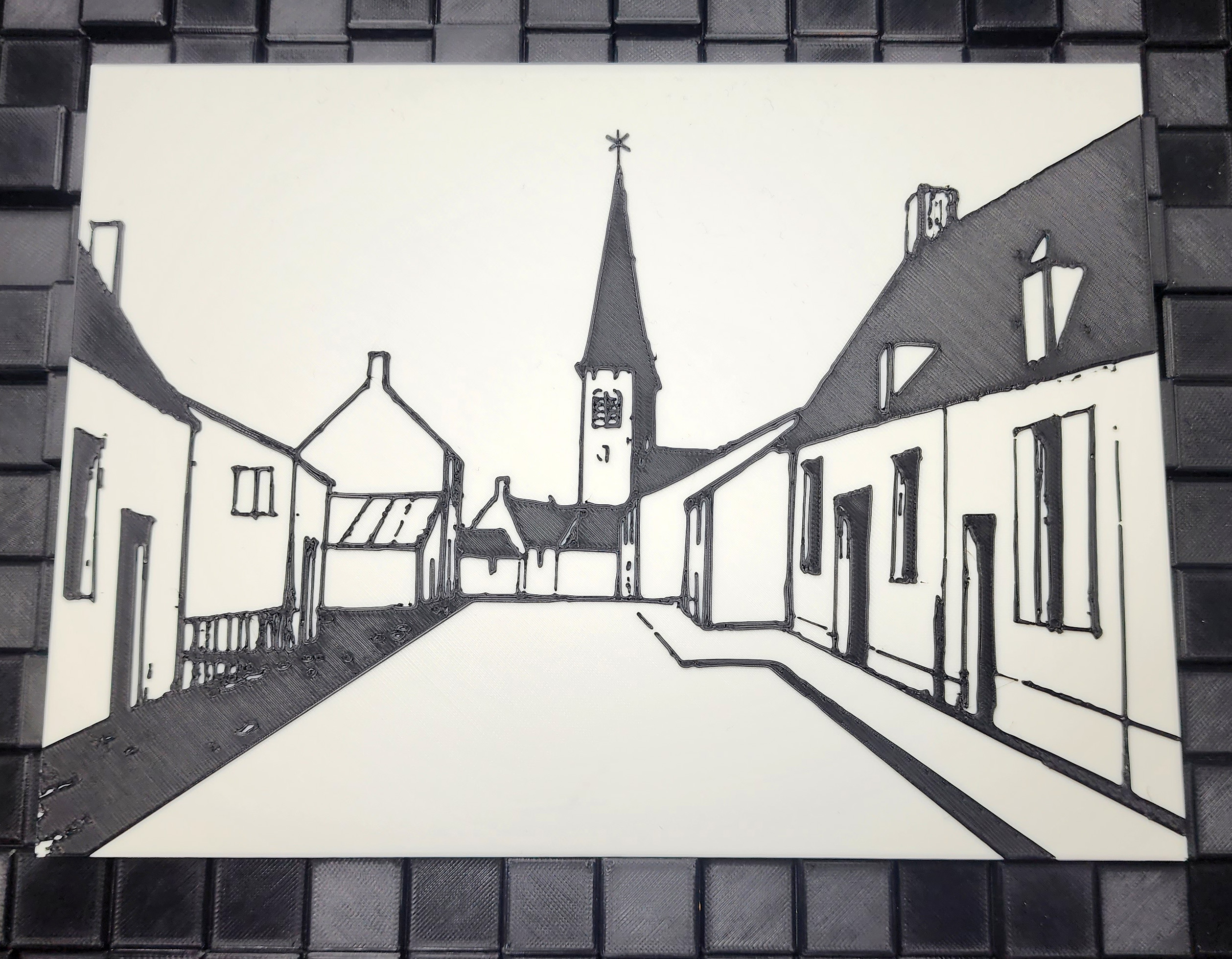 Asnières by Bernard Buffet 2 color