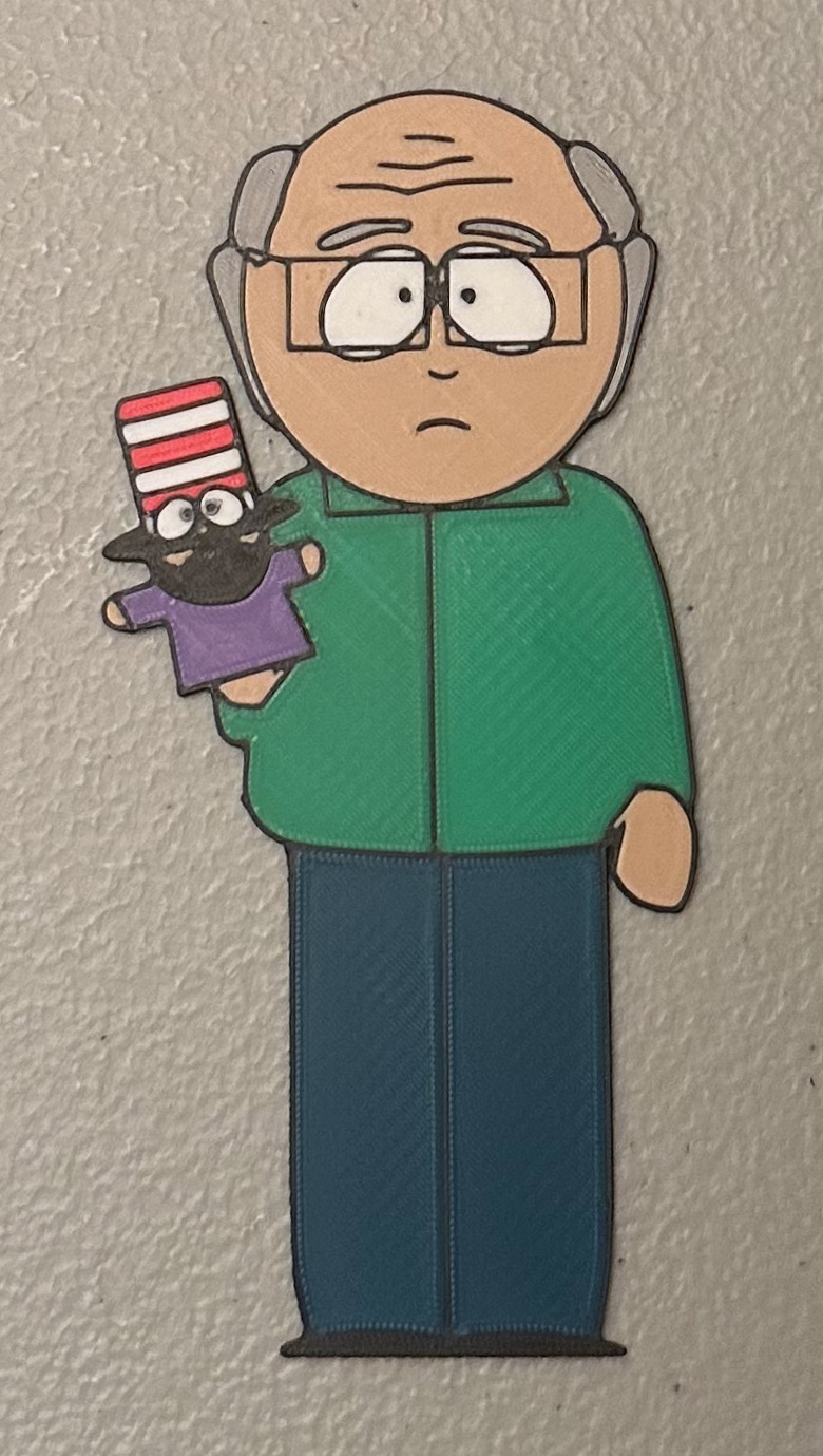 Multicolor Mr. Garrison Magnet