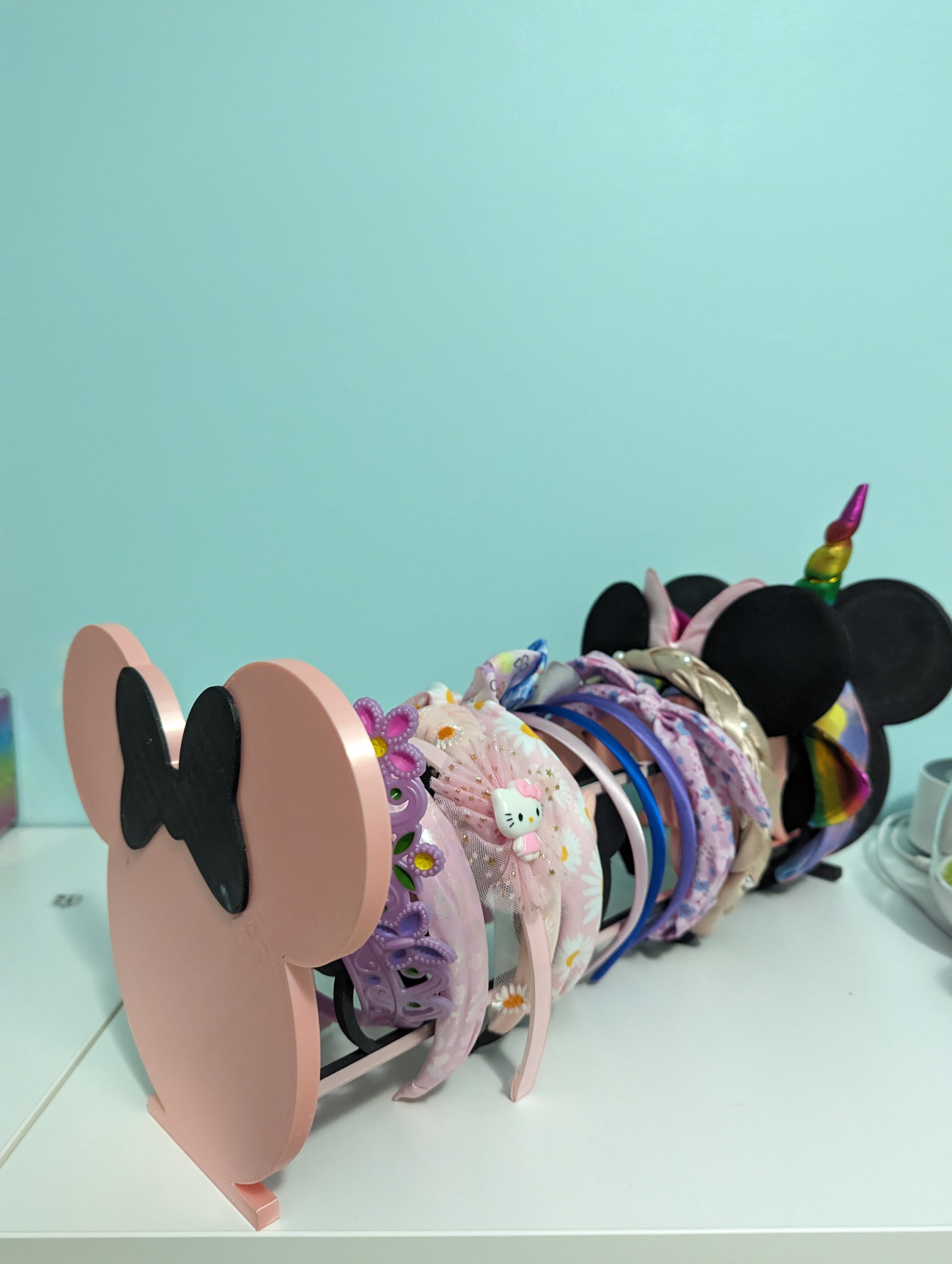 Extended Rails Headband Holder