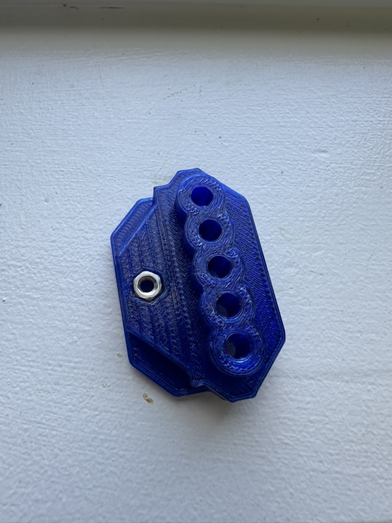Prusa Enclosure straight pass through for PFTE tubes (non-hinged enclosure)