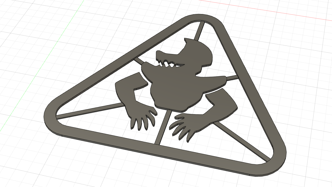 Montgomery Gator Sign (FNAF Security Breach)