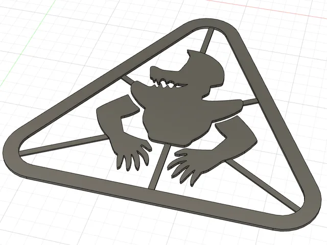 Montgomery Gator Sign (FNAF Security Breach)