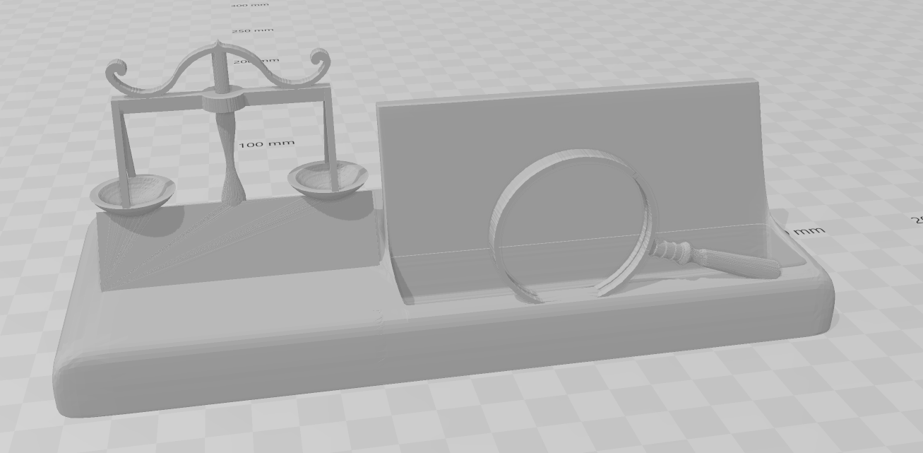 Law Type Business Card Holder