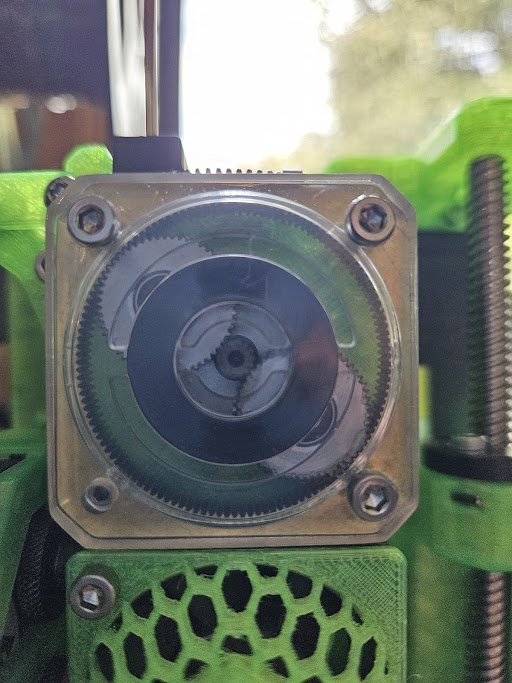 Prusa MK4 Nextruder GearboxCover R3 Simplified for Clear Resin
