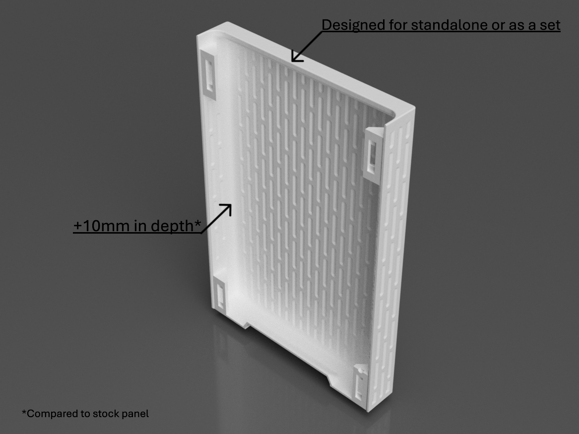 NR200 Custom Front Panel - Slotted — thumbnail 2
