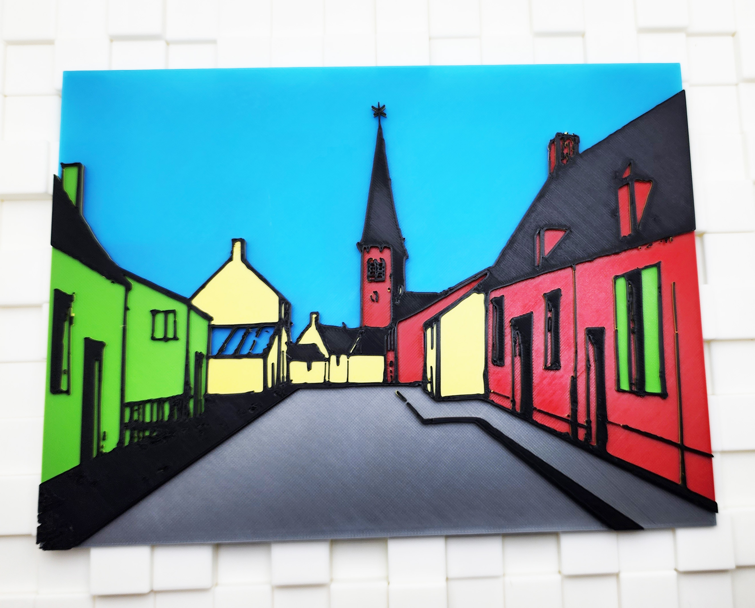 Asnières by Bernard Buffet 6 colors