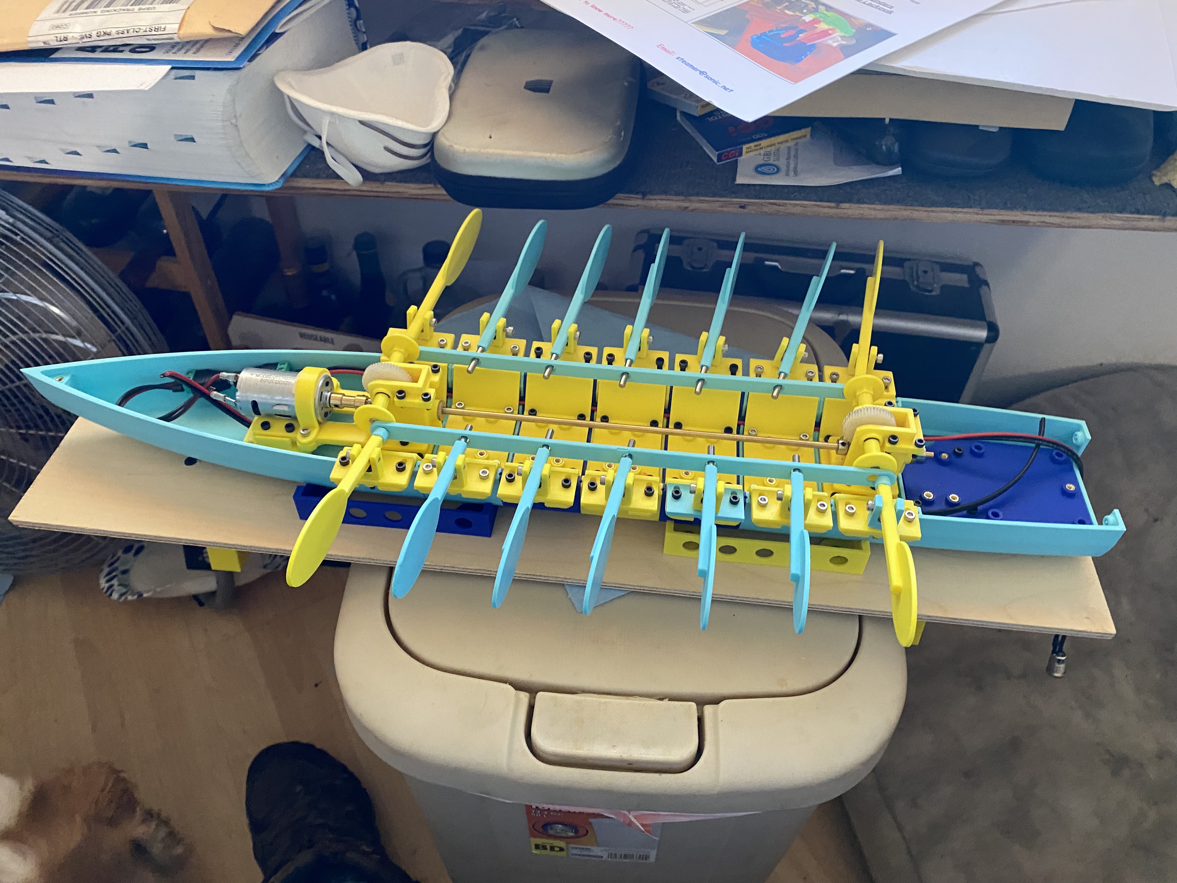 Modular Motorised Rowboat