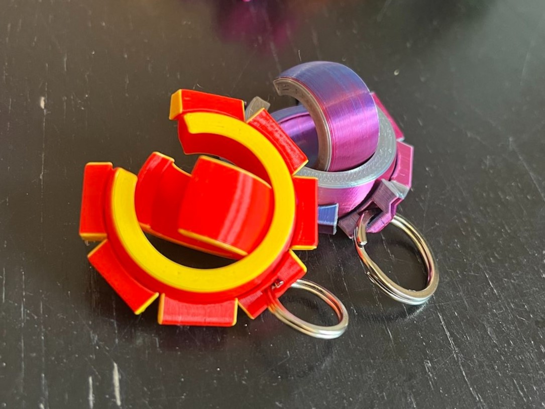 Open Hardware Fidget Key Chain by MichaelKroes | Download free STL ...