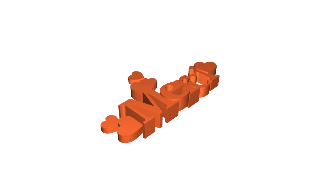 Merci avec Coeurs by Wismerhill | Download free STL model | Printables.com