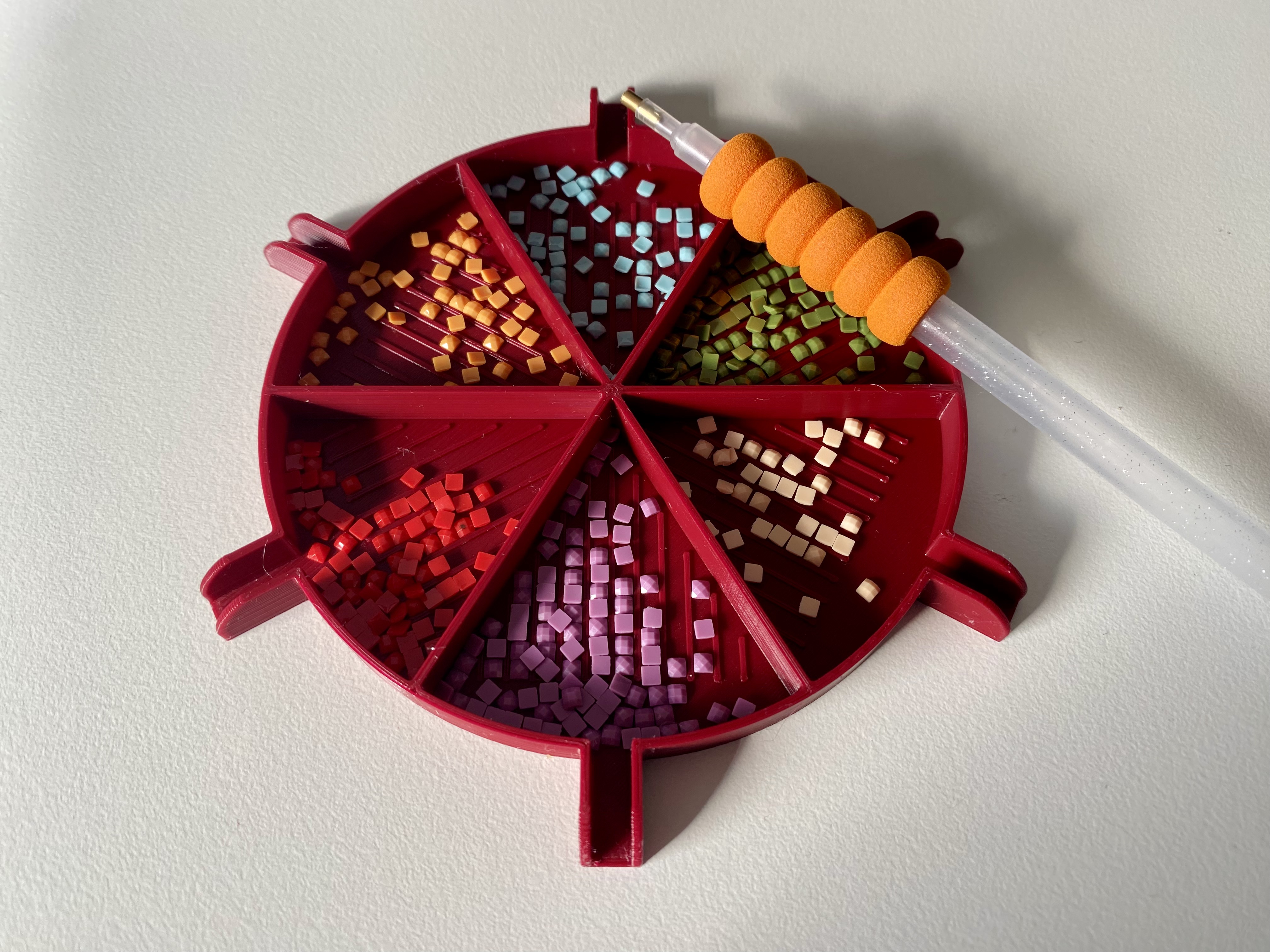 Multi-Compartment Diamond Painting Tray