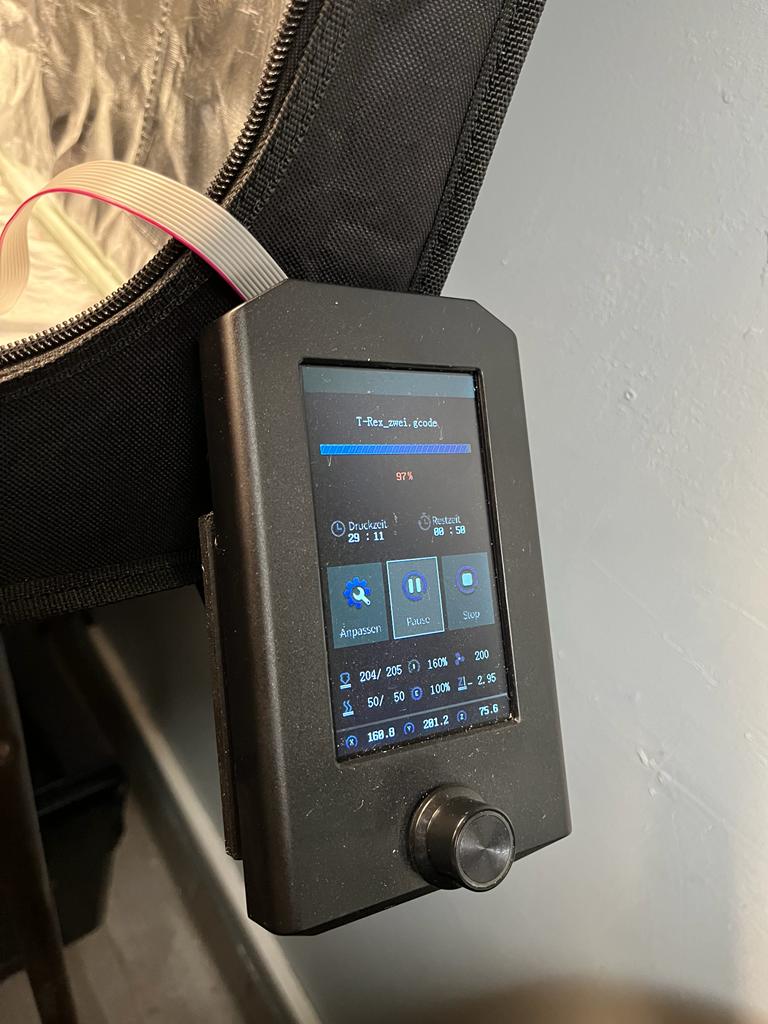 Display Mount 45°(Under-Desk-Mount) for Ender3v2 (neo_max etc.)