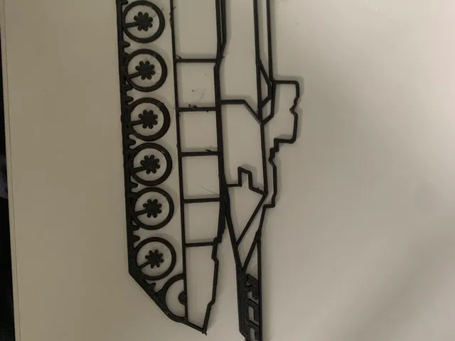 Rheinmetall KF 51 Panther Kampfpanzer / battle tank silhouette wallart