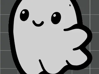 Cute Halloween Ghost (1 of 4)