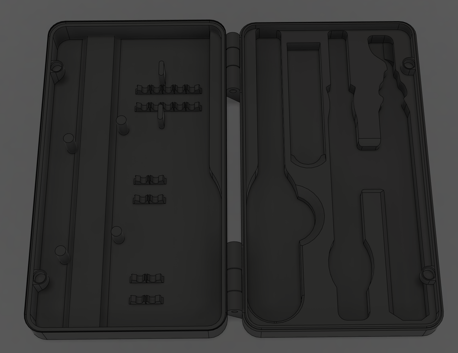 Craft Knife + Deburring Tool Case With Easy Blade Access by isycat