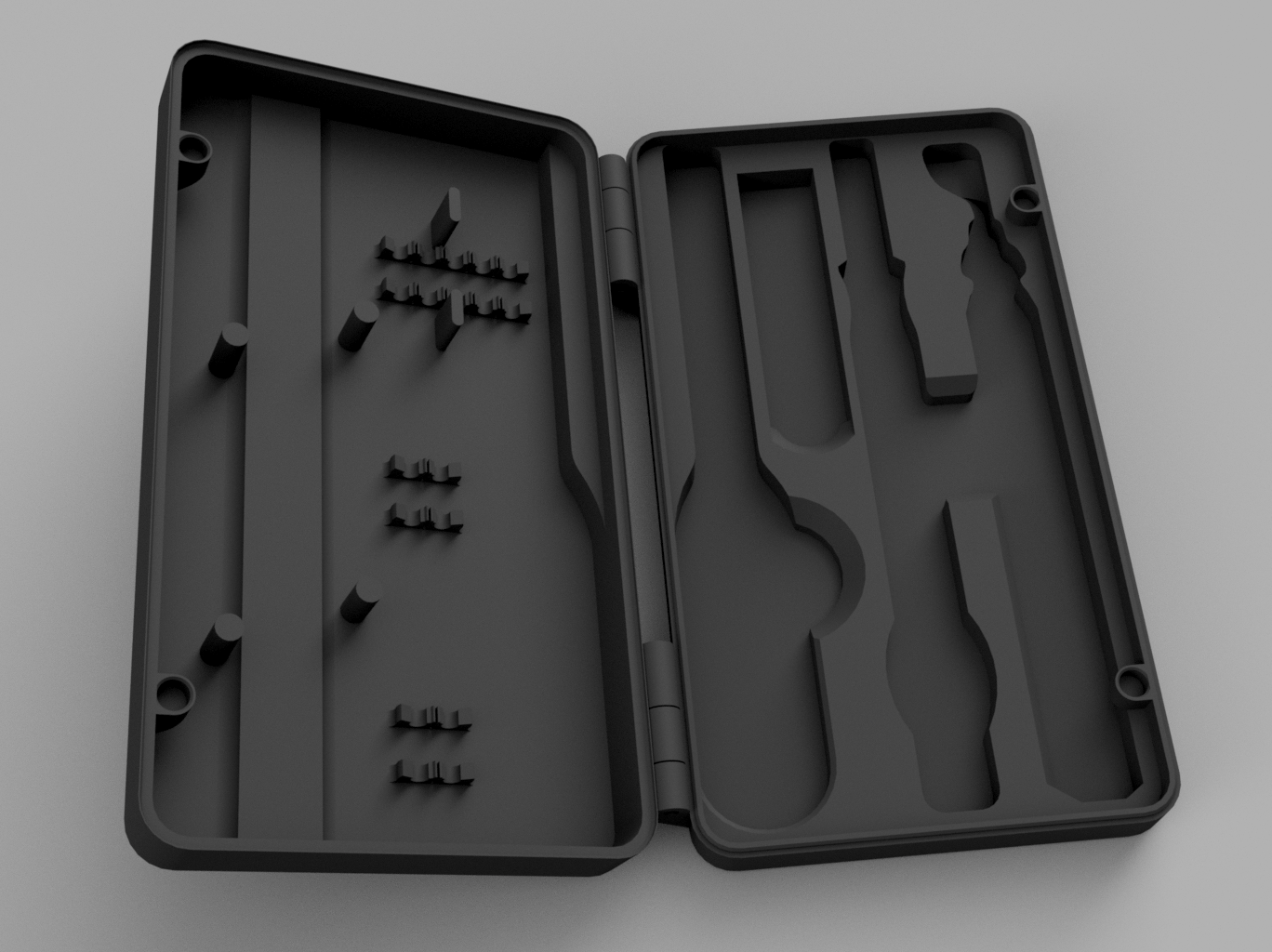 Craft Knife + Deburring Tool Case With Easy Blade Access by isycat