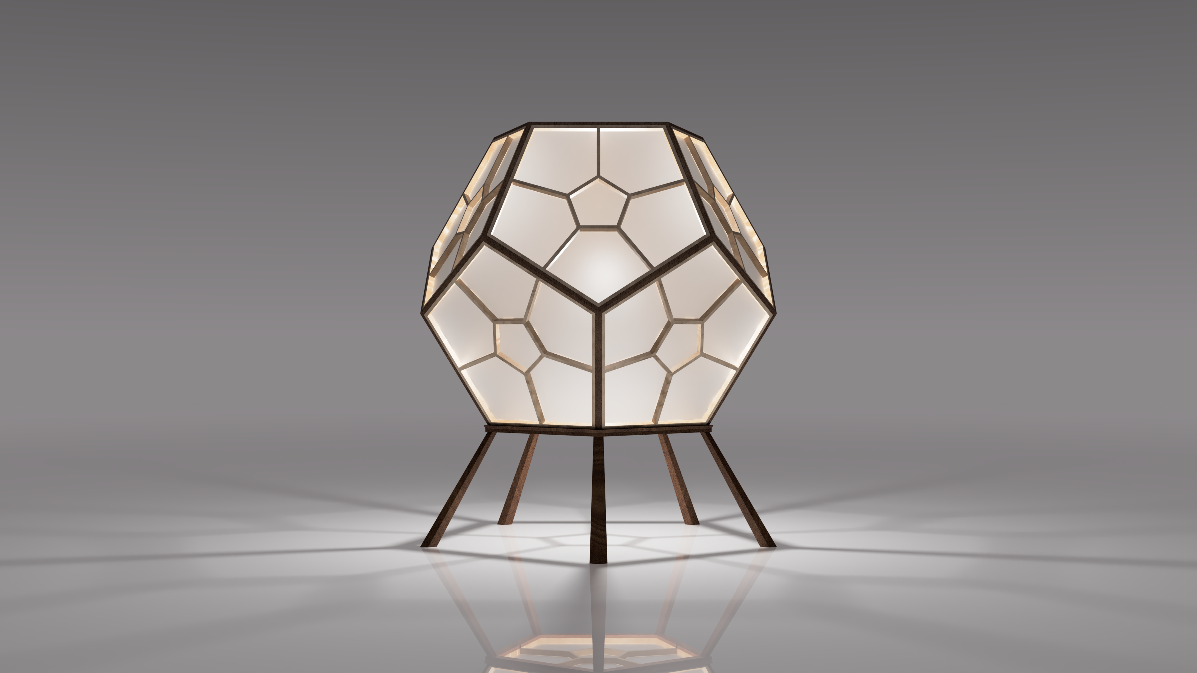Dodecahedron Lamp