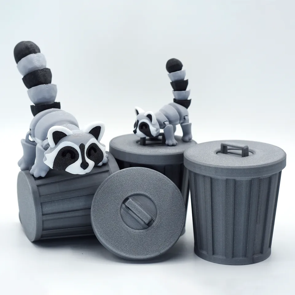 Articulated Racoon by McGybeer | Download free STL model | Printables.com