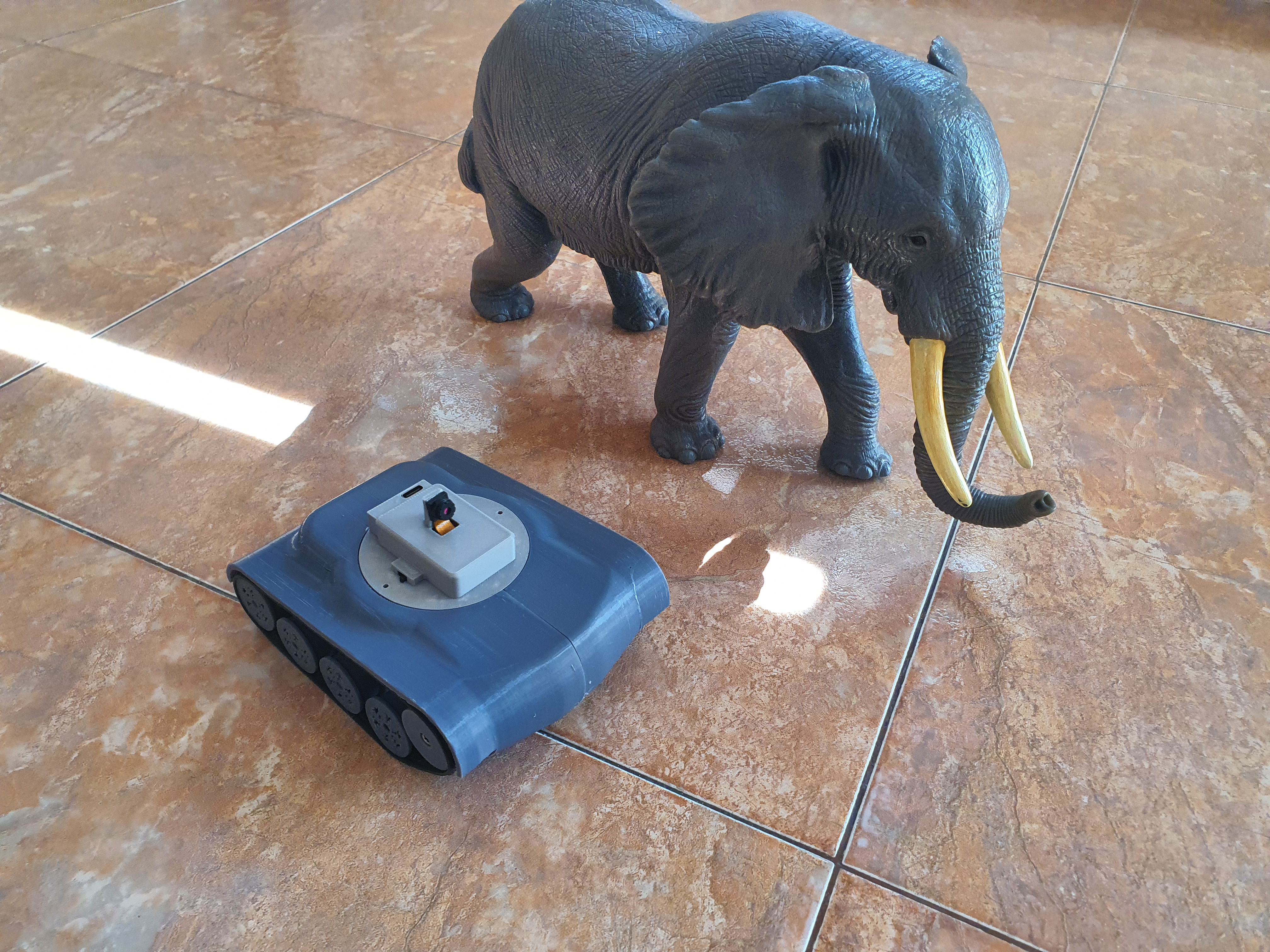 TRACK (TANK) VEHICLE WITH ESP32 CAM