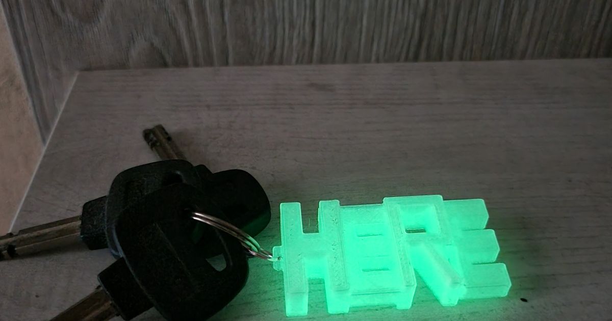 Where are my ke...? HERE! Keychain identifier by luke Download free