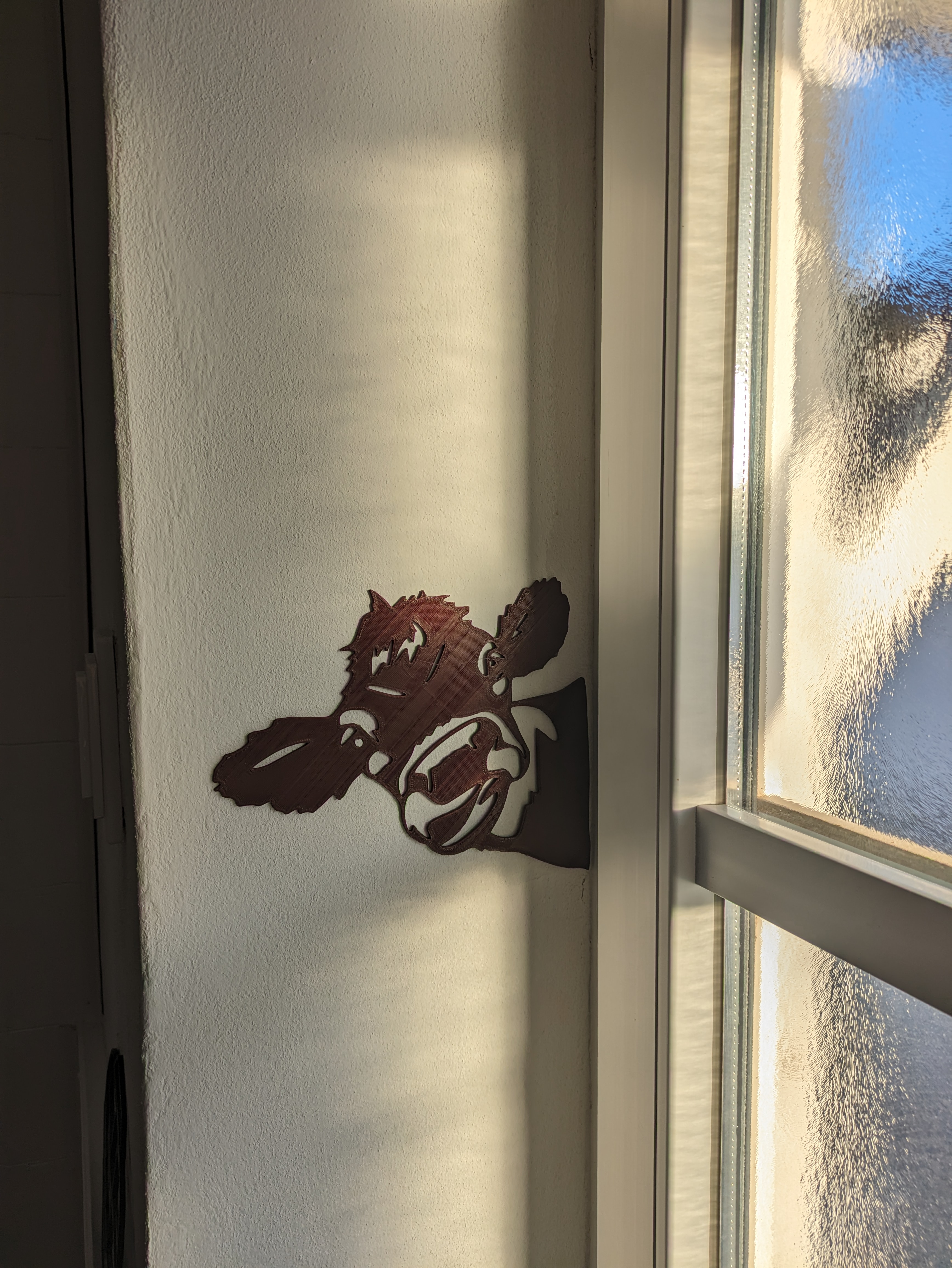 Miniatura 2 do modelo 3D Cow Wall Decor