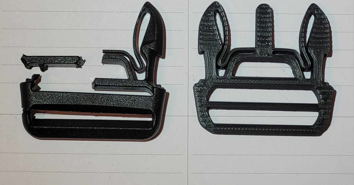 Forclaz Backpack Buckle Replacement by Two Wheels Online, Download free  STL model