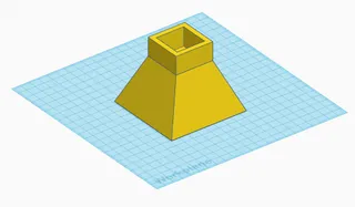Desk Leg Riser (2×2 cm legs) by RDT | Download free STL model ...