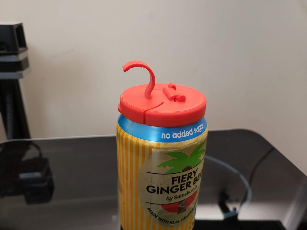 Can Cover - wide mouth and finger hook