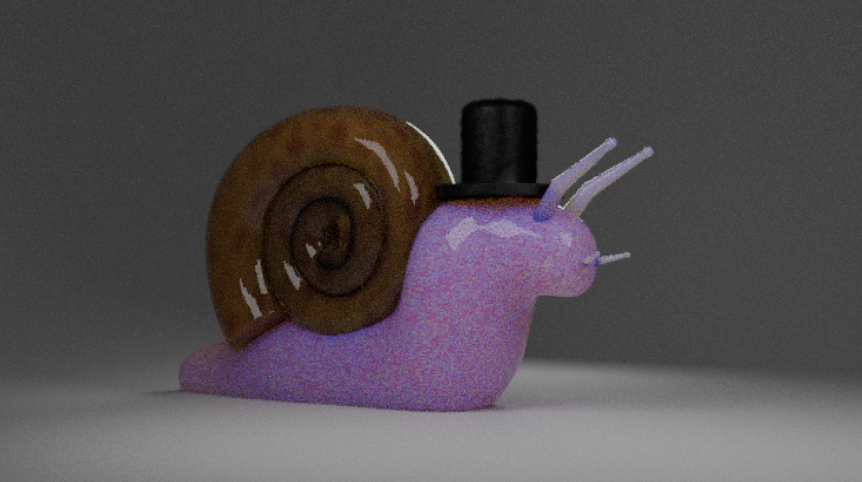 Snail with top hat