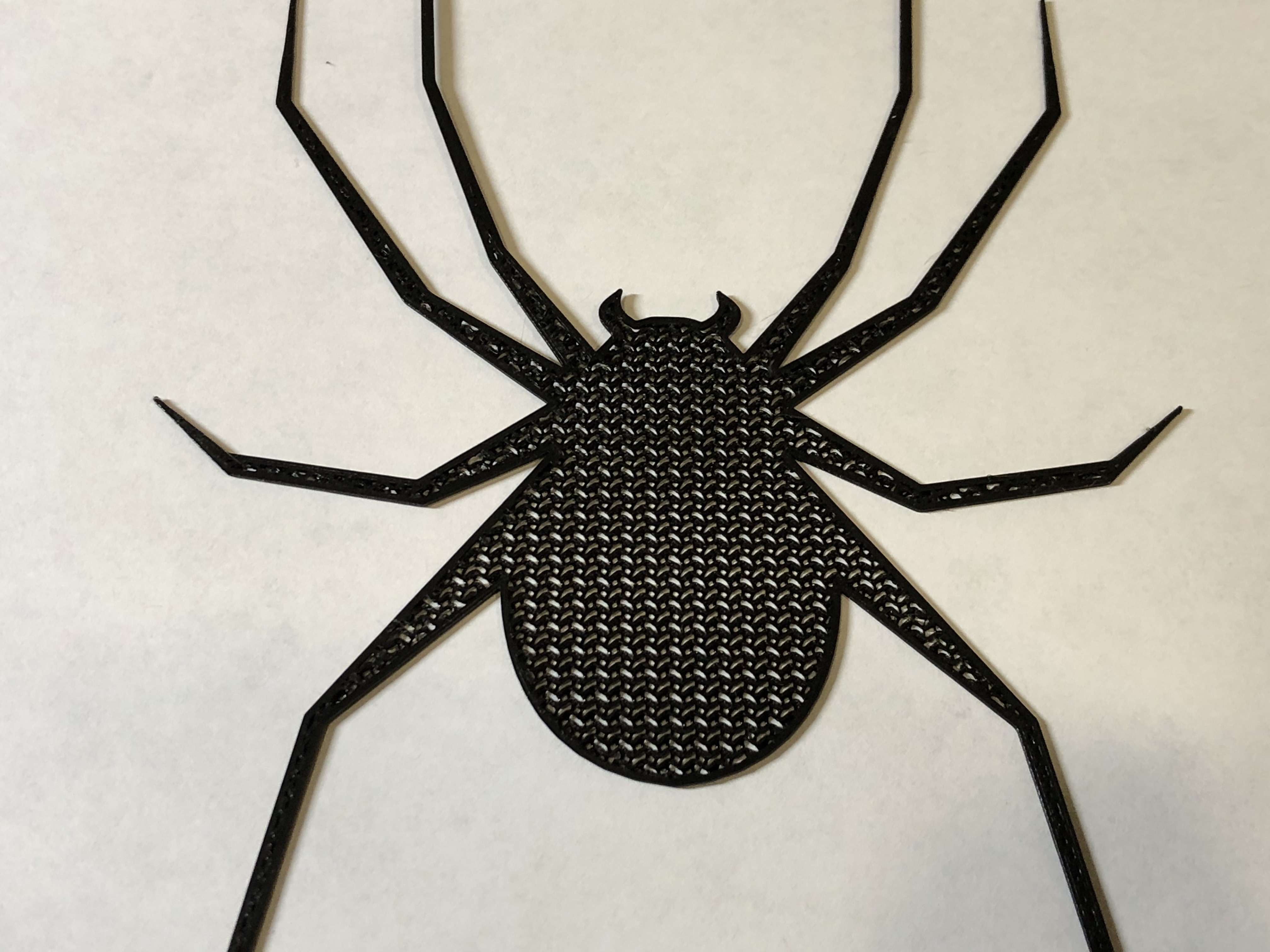 Creepy See-Through Halloween Spider