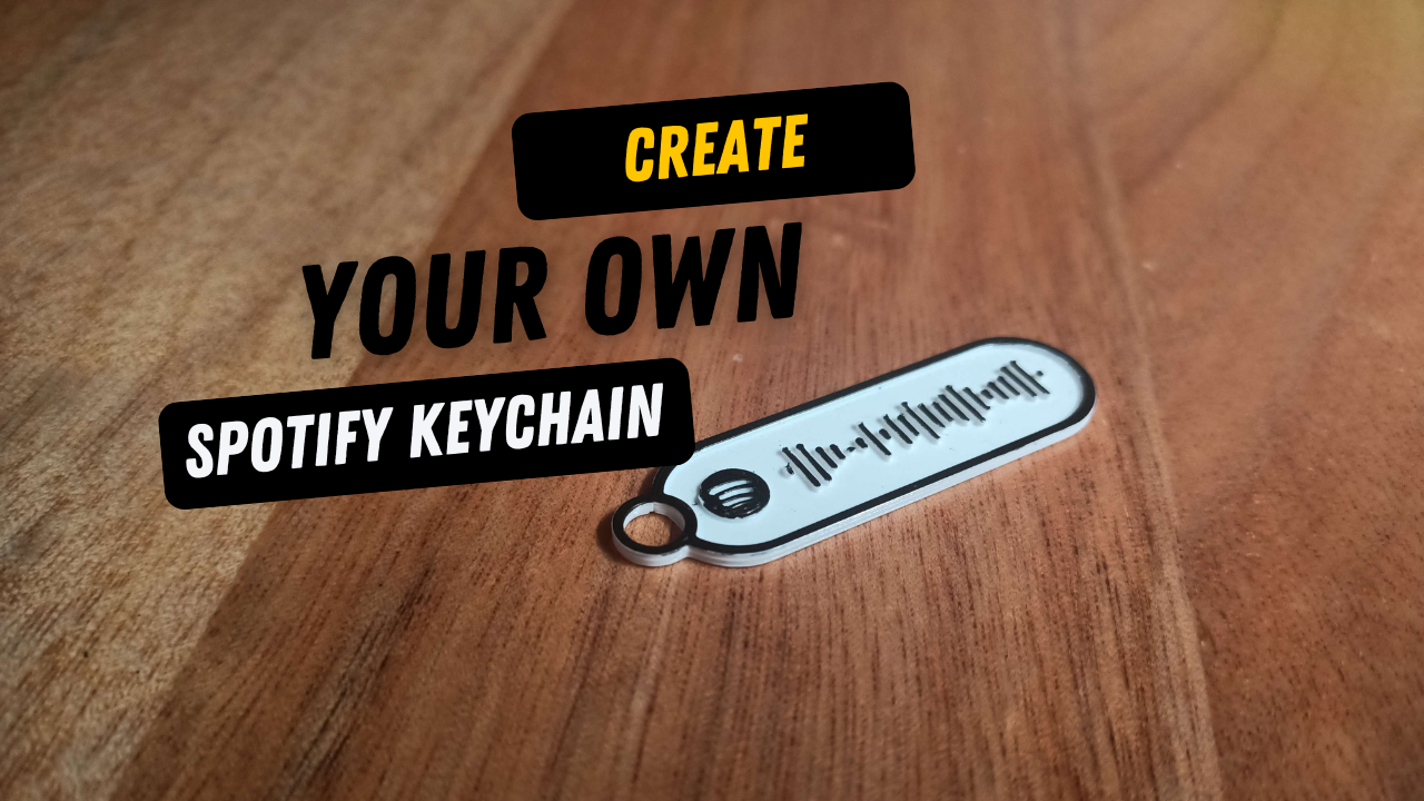 Spotify code keychain